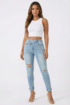 111 Distressed Skinny Jeans