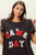 1.2 BiBi Baseball Gameday Patches Washed Short Sleeve Top