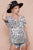 1.2 BiBi Tie Dye Leopard Printed Jersey with Front Pocket