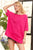 Mood-Boosting Fuchsia Cotton Tunic for Confident Days